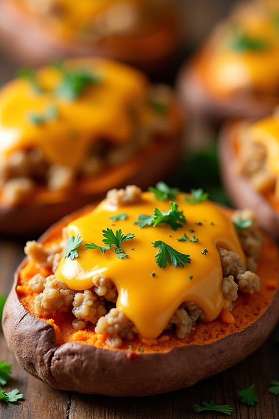 turkey potato stuffed sweet potatoes