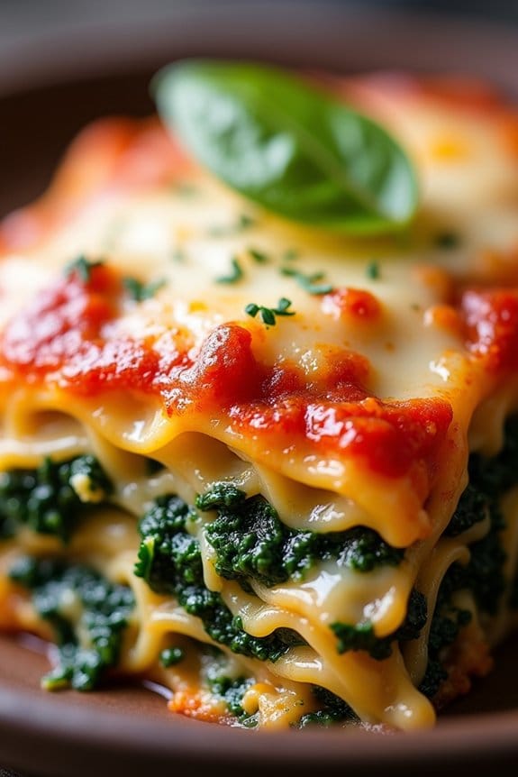 turkey spinach lasagna recipe
