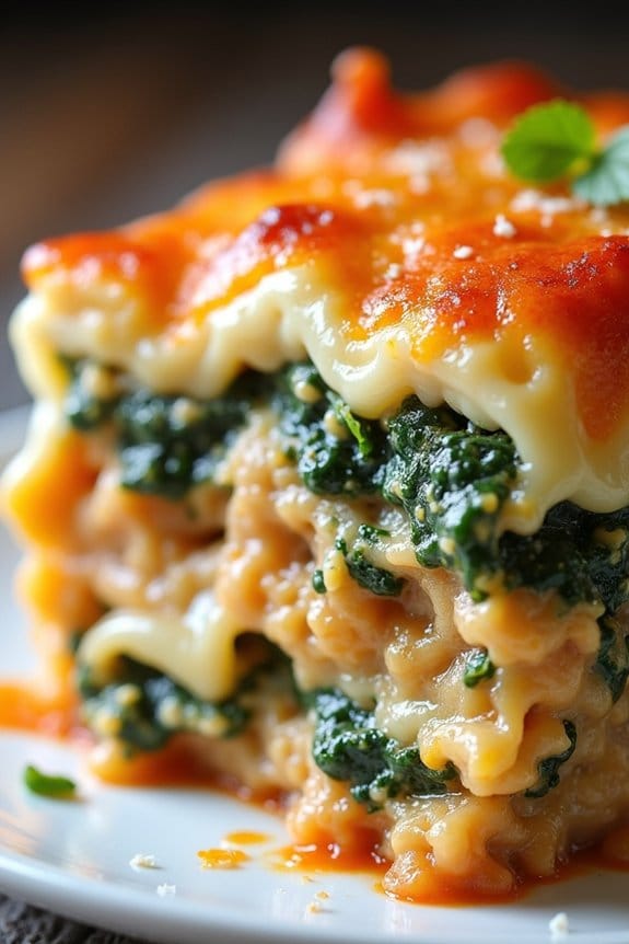 turkey spinach lasagna recipe