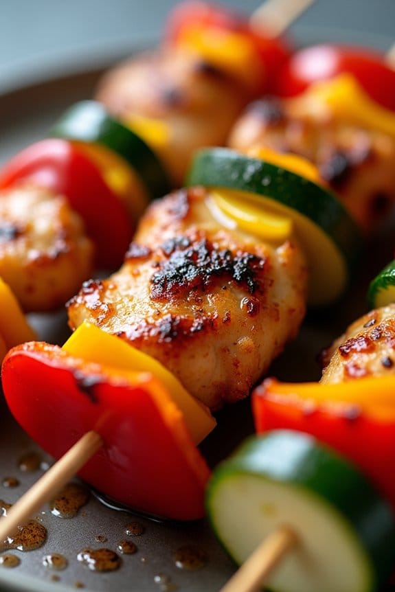 air fryer chicken skewers recipe
