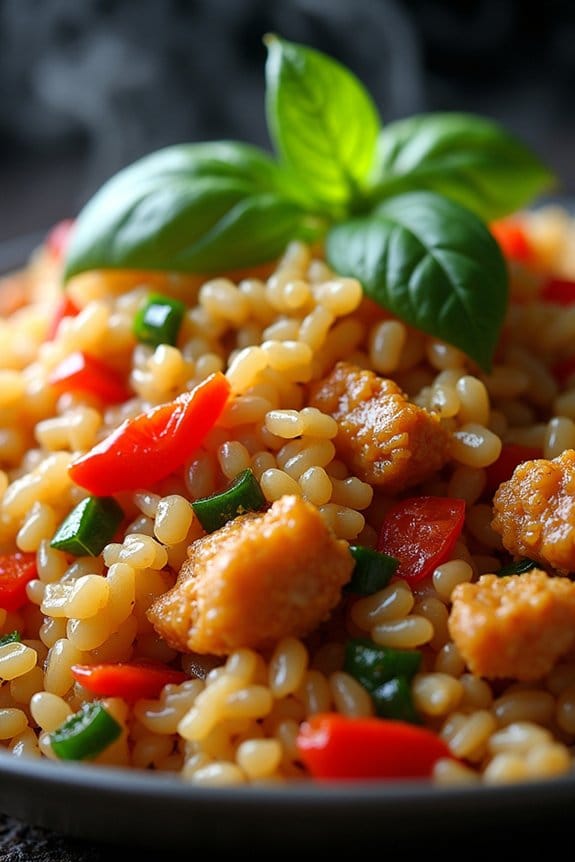 aromatic thai basil fried rice