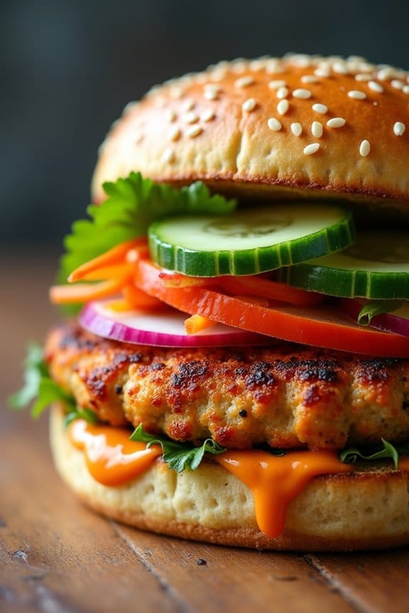 asian chicken burger recipe