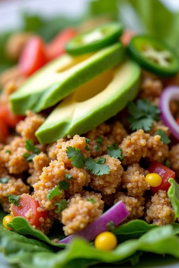avocado lime chicken salad