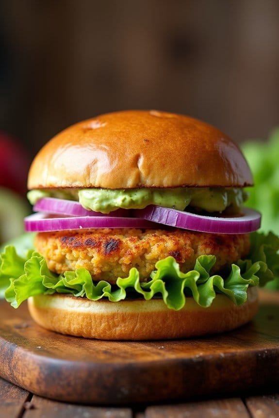 avocado lime chicken sandwich