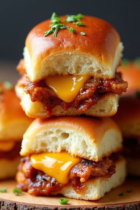 baked bbq chicken sliders