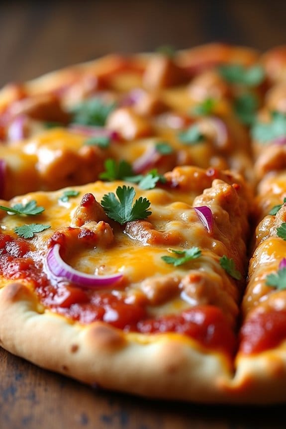 bbq chicken pizza delight