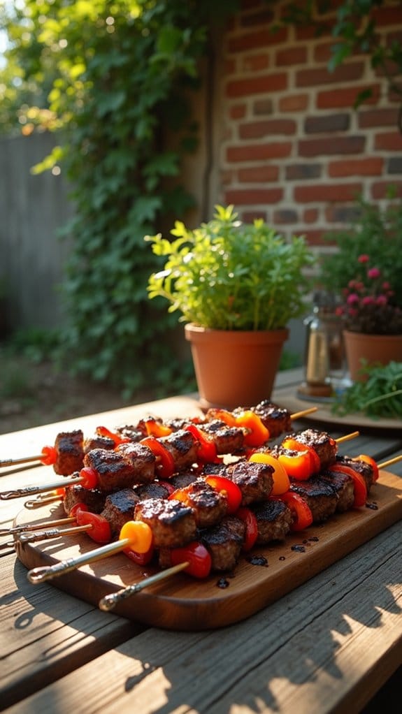 bold and zesty skewers