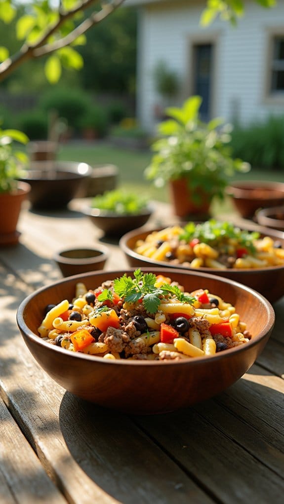 bold southwestern beef salad