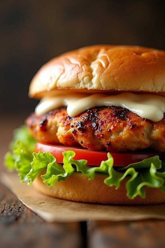 cajun grilled chicken sandwiches