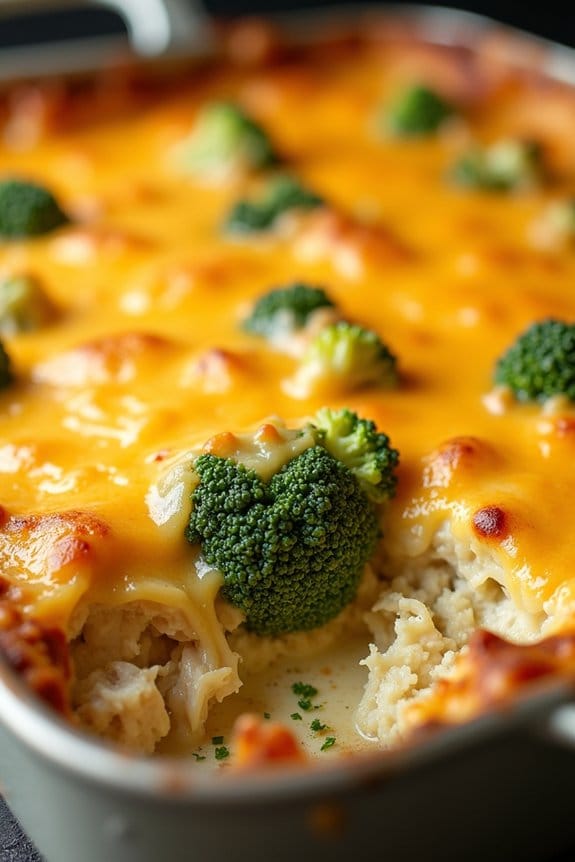 cheesy chicken broccoli casserole