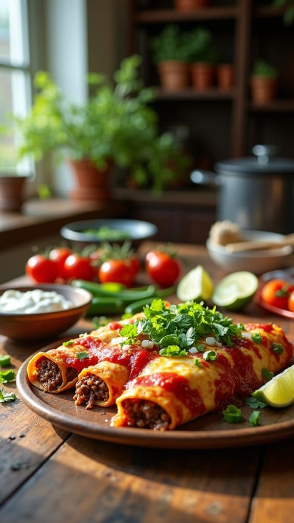 comforting beef enchiladas delight