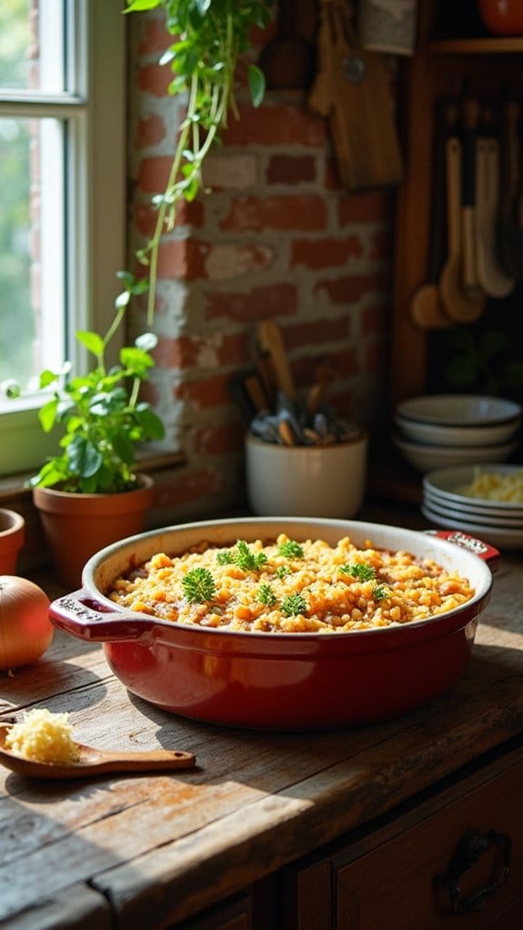 comforting beef rice dish