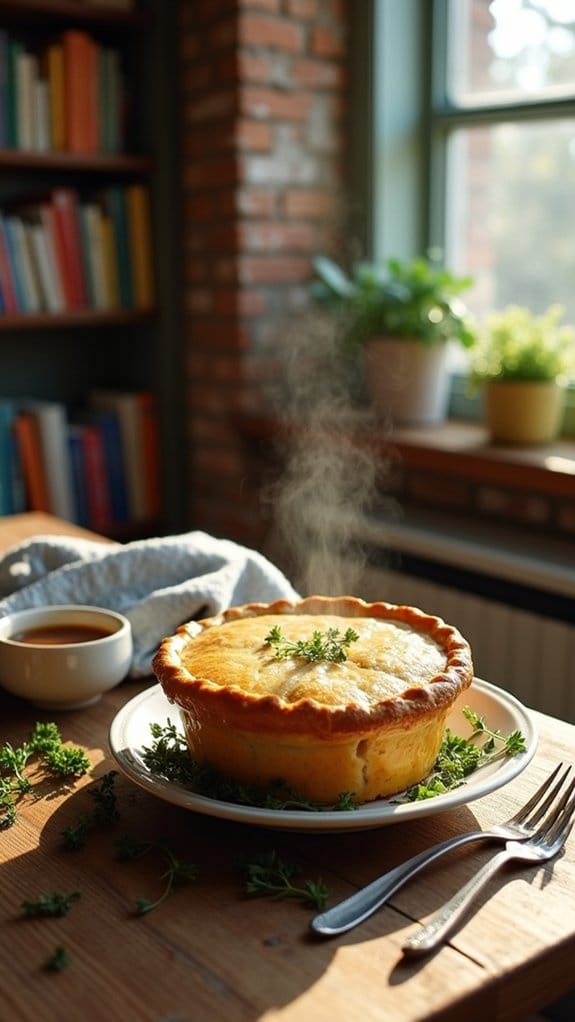 comforting homemade beef potpie