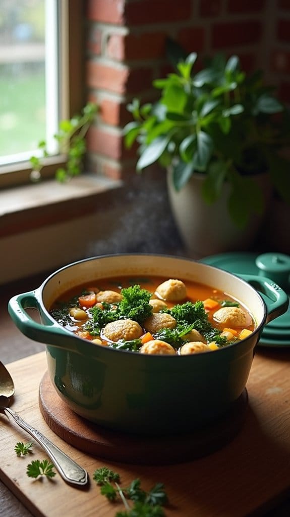 comforting meatball soup recipe