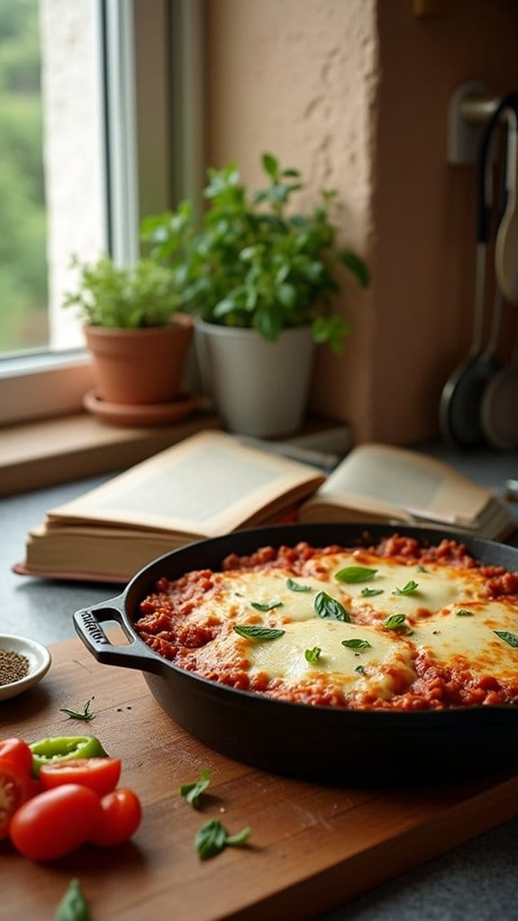 comforting one pan lasagna