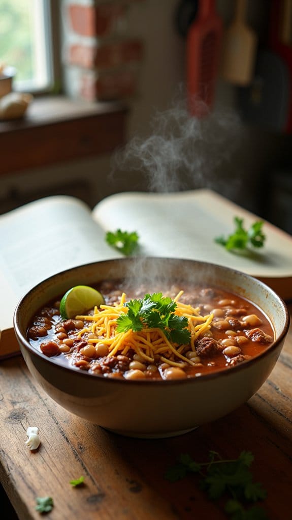 comforting white bean chili