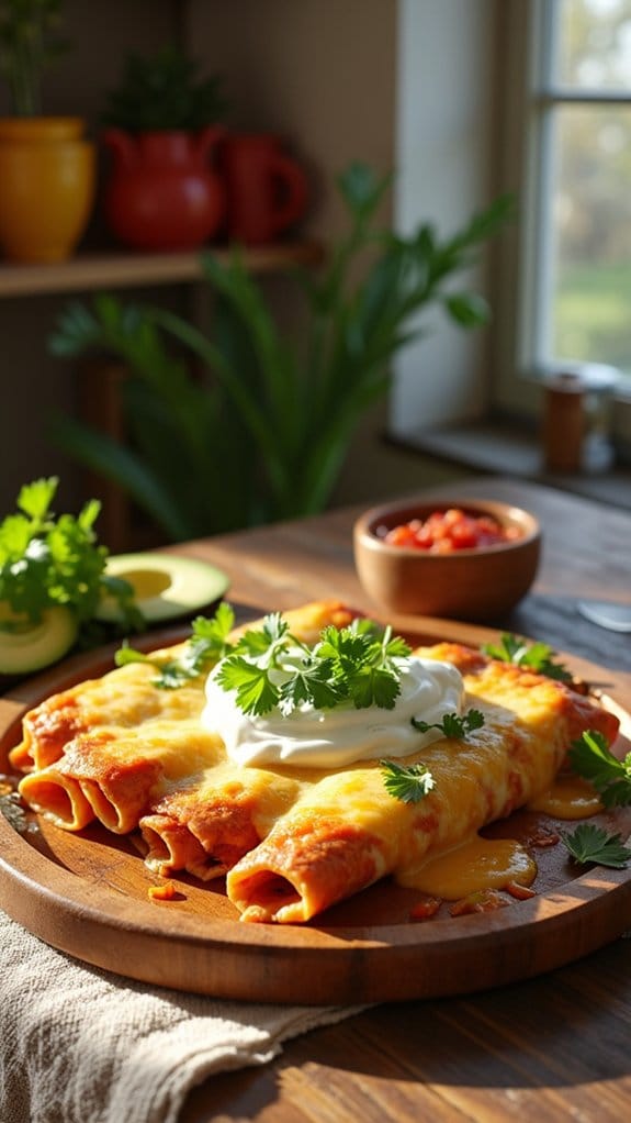 creamy beef enchiladas recipe