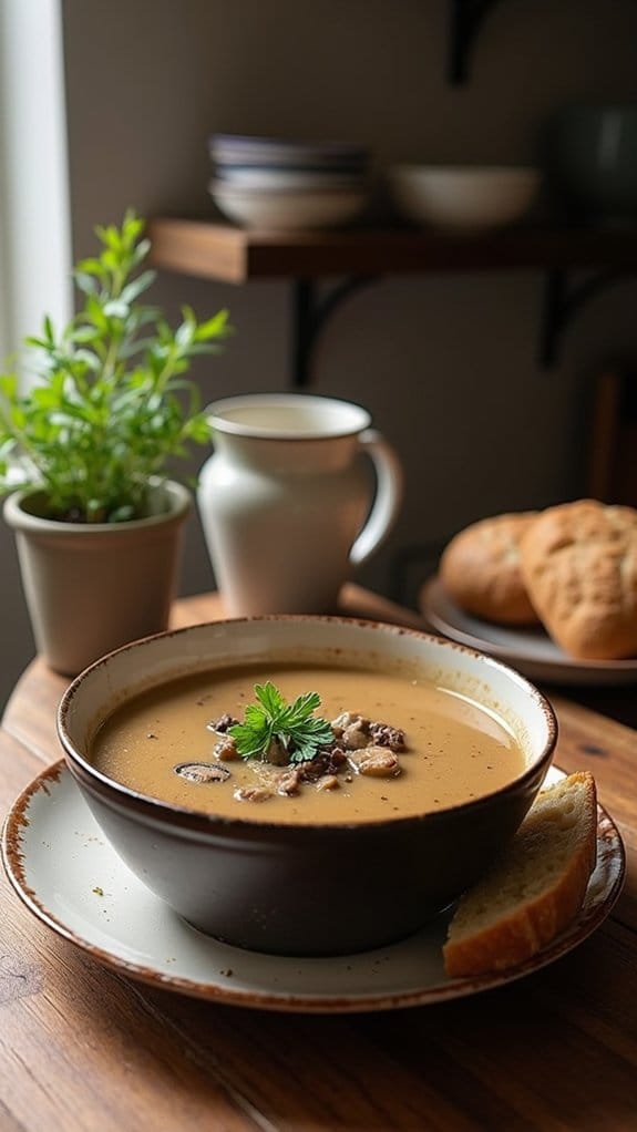 creamy beef mushroom delight