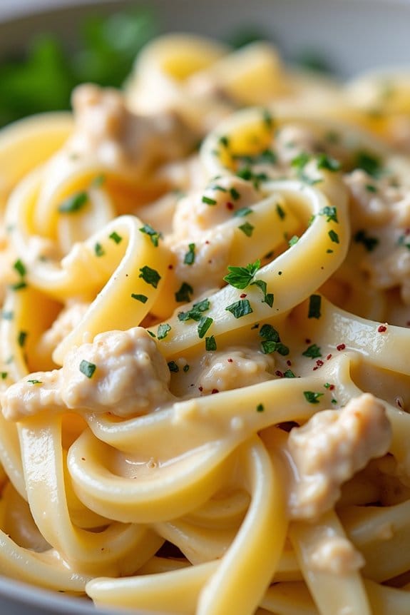 creamy chicken alfredo delight