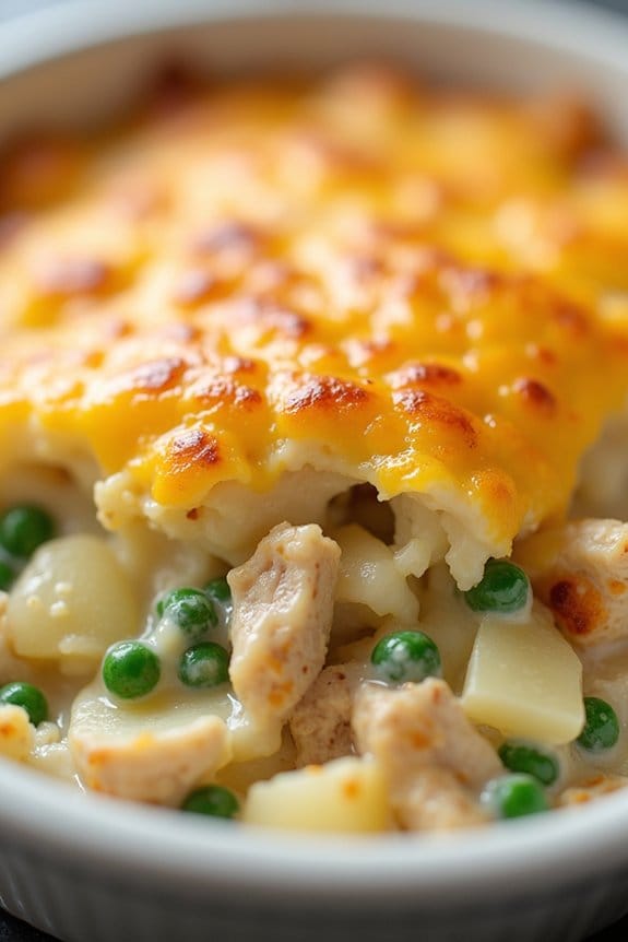 creamy chicken potato casserole