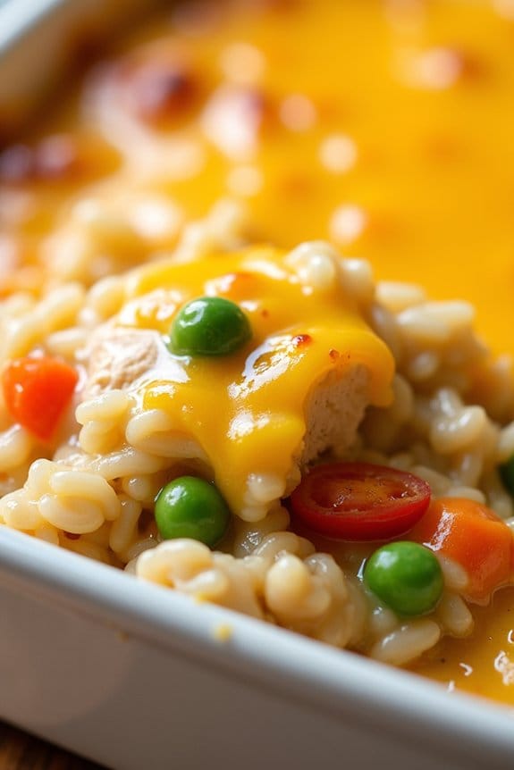 creamy chicken rice casserole