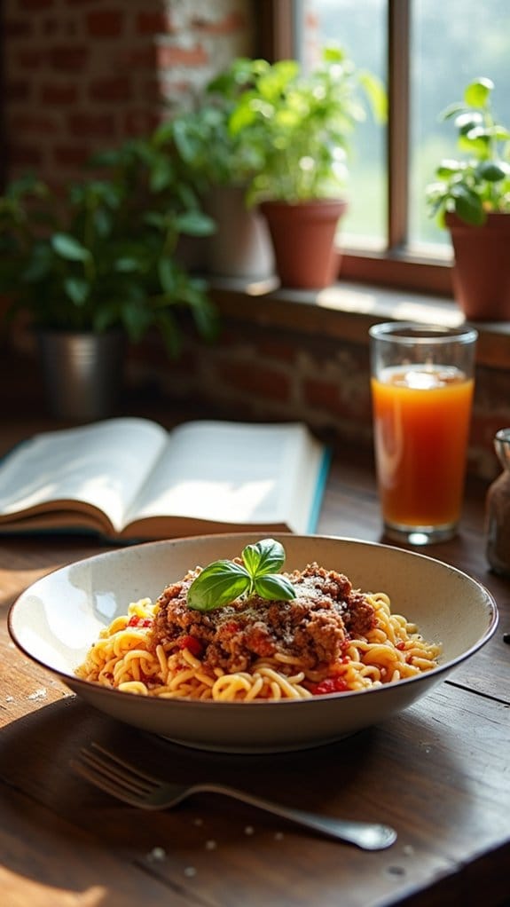 creamy tomato basil orzo