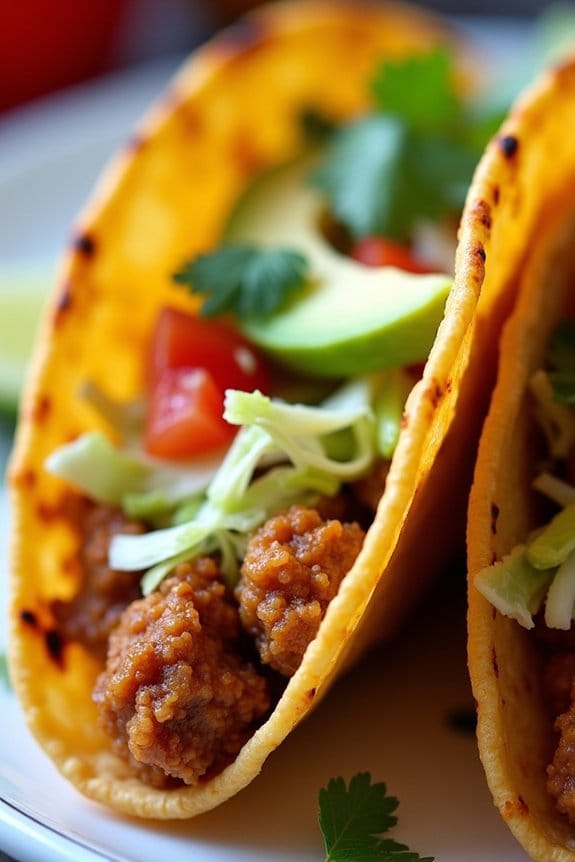crispy air fryer chicken tacos