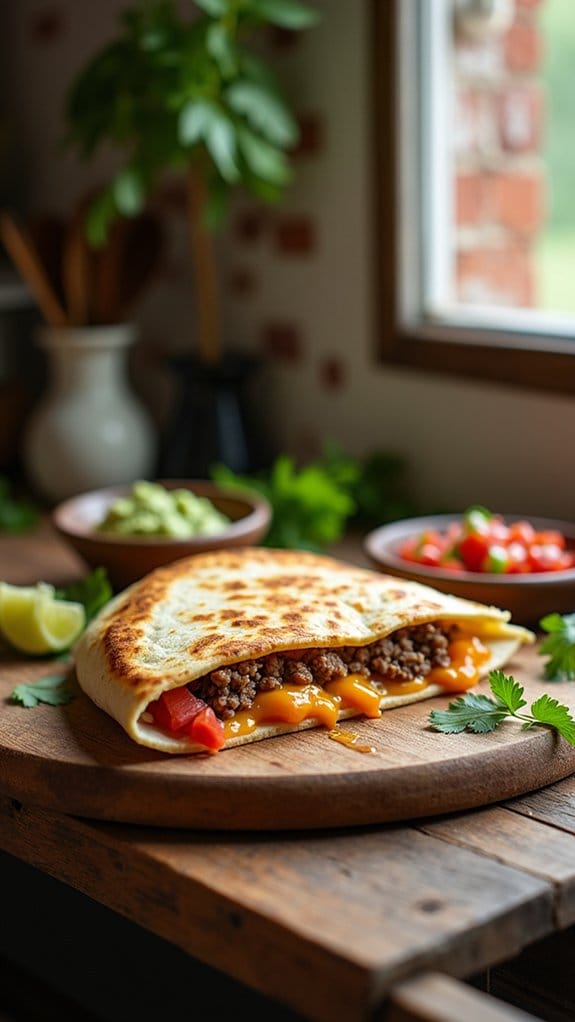 crispy air fryer quesadillas