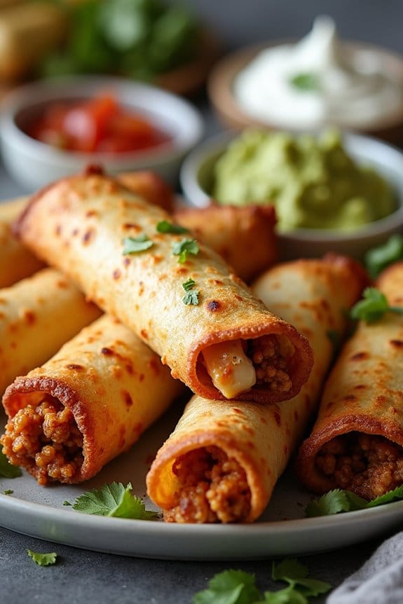 crispy chicken flautas recipe