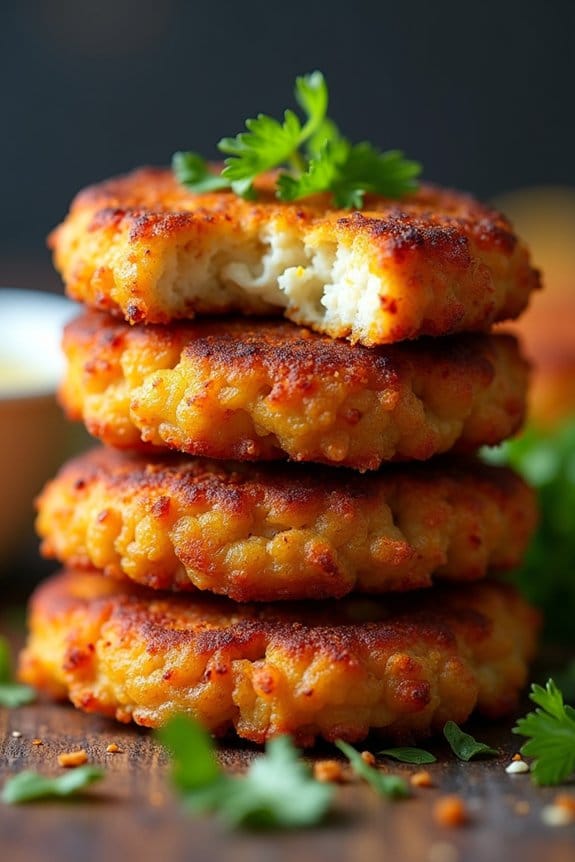 crispy spicy chicken patties