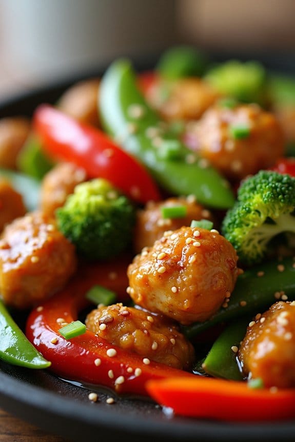 delicious honey soy stir fry