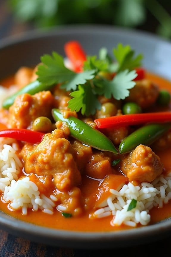 delightful thai chicken curry