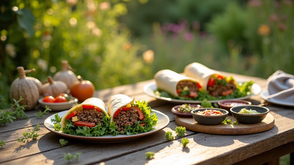 easy ground beef wraps