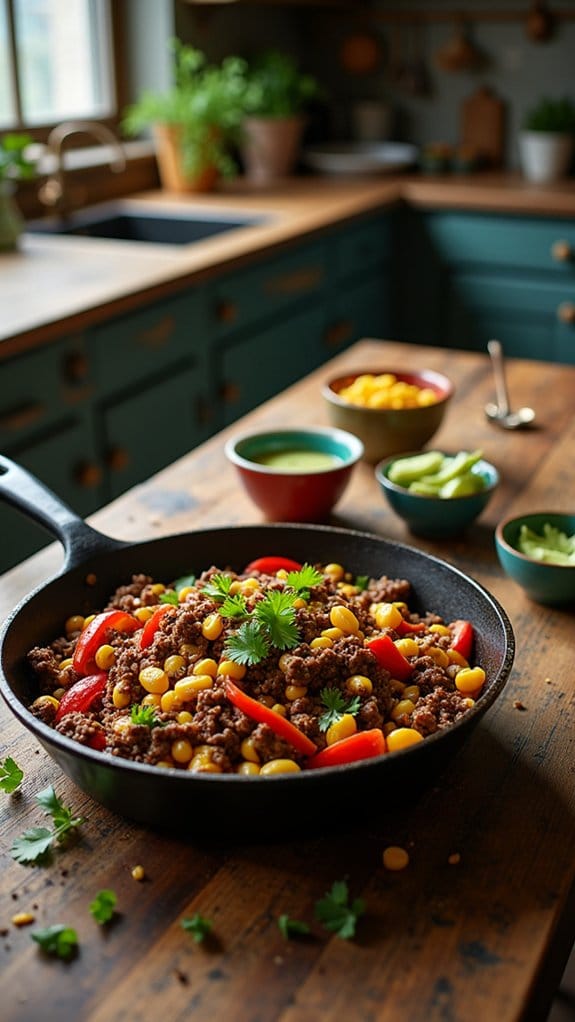flavorful beef corn stir fry