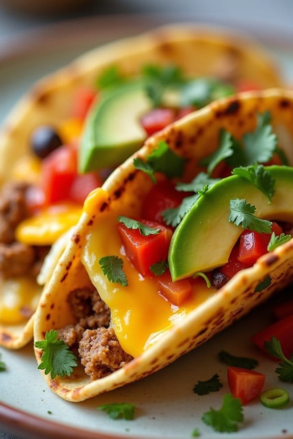 flavorful breakfast chicken tacos