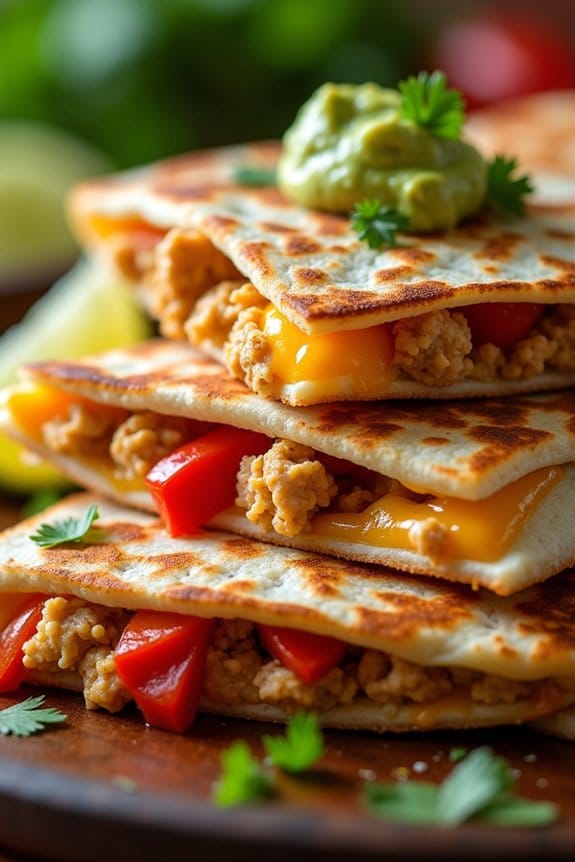 flavorful chicken quesadillas recipe