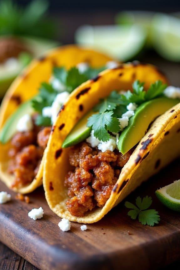 flavorful chipotle lime tacos