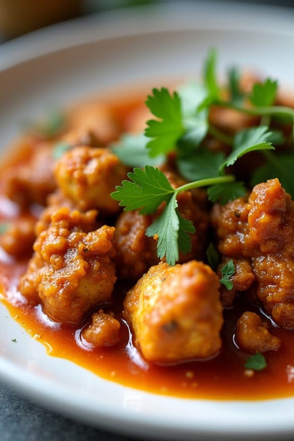 flavorful ground chicken curry