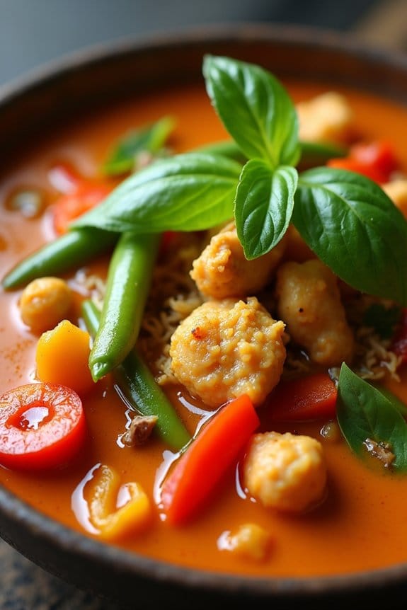 flavorful thai red curry