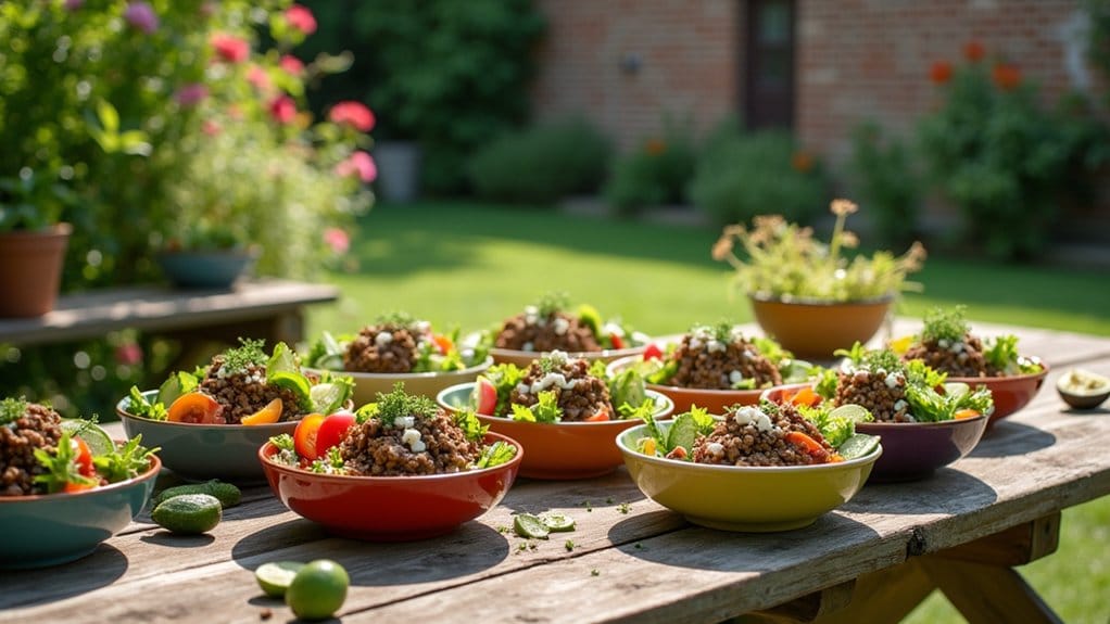 fresh and filling beef salads