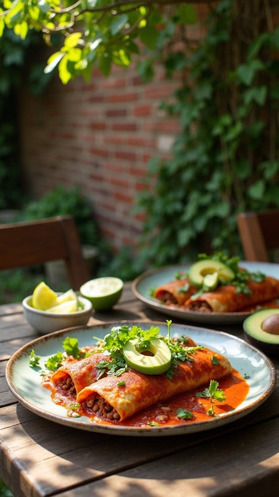 fresh beef enchiladas delight