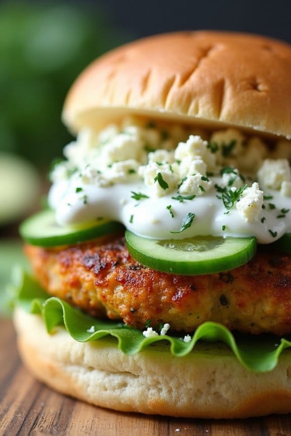 greek chicken burgers recipe