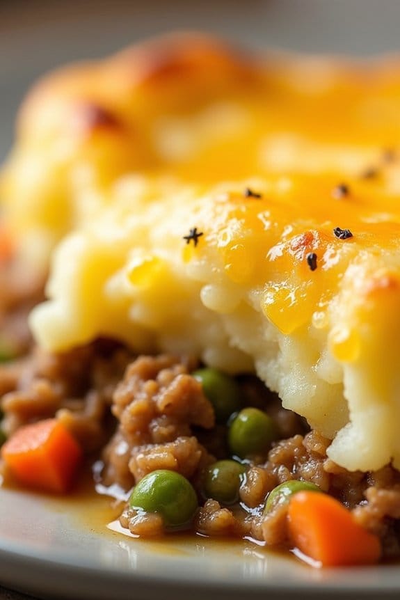 ground chicken comfort pie