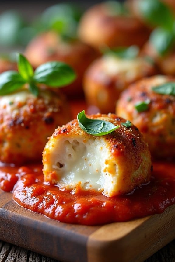 healthy baked chicken meatballs