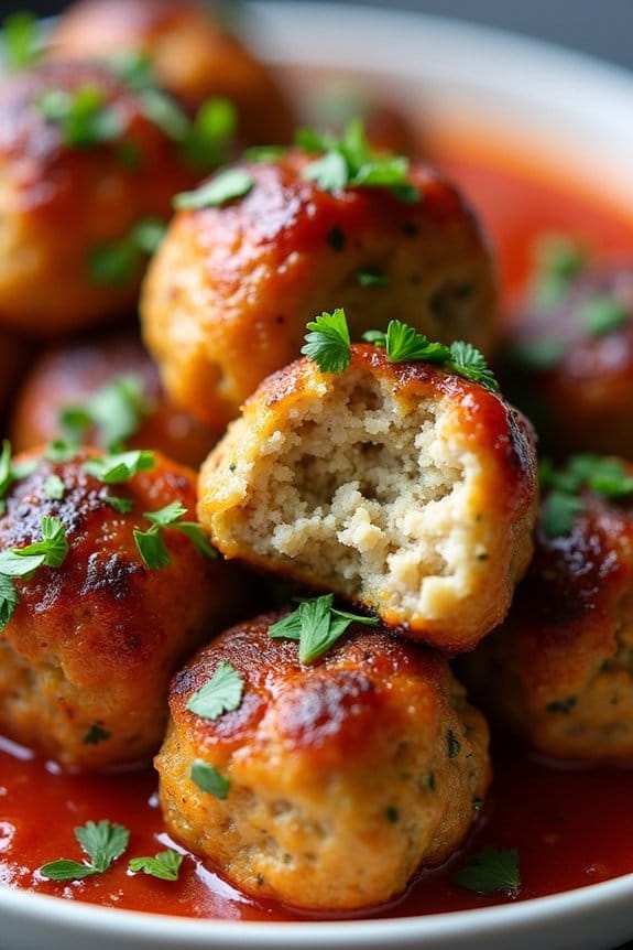 healthy chicken quinoa meatballs
