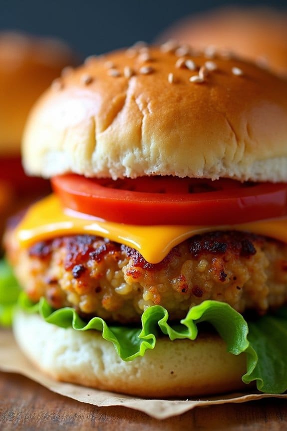 healthy flavorful chicken sliders