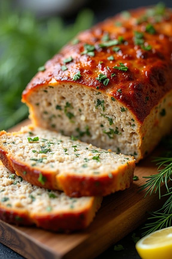 healthy mediterranean chicken meatloaf