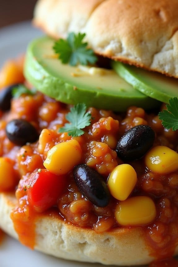 healthy southwestern chicken sloppy joes
