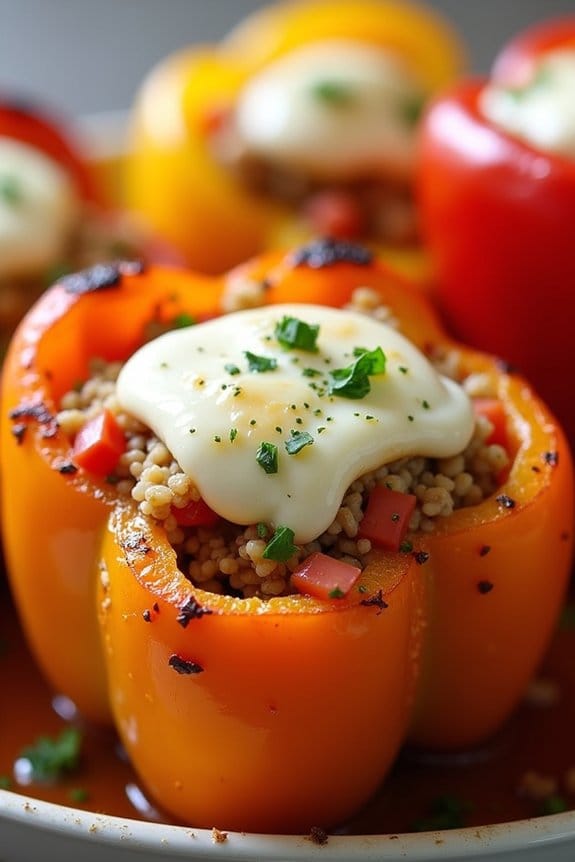 healthy stuffed bell peppers