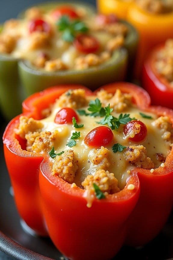healthy stuffed bell peppers